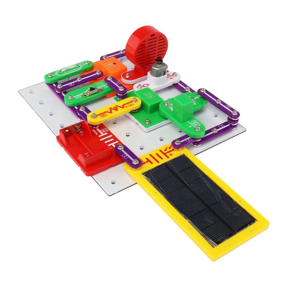 

Upgraded Electronic Building Blocks Assembled Bricks Toy Circuits Educational Science DIY Toy