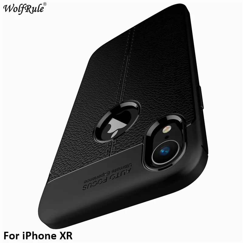 For iPhone XR Case Cover WolfRule Soft Silicone Bumper