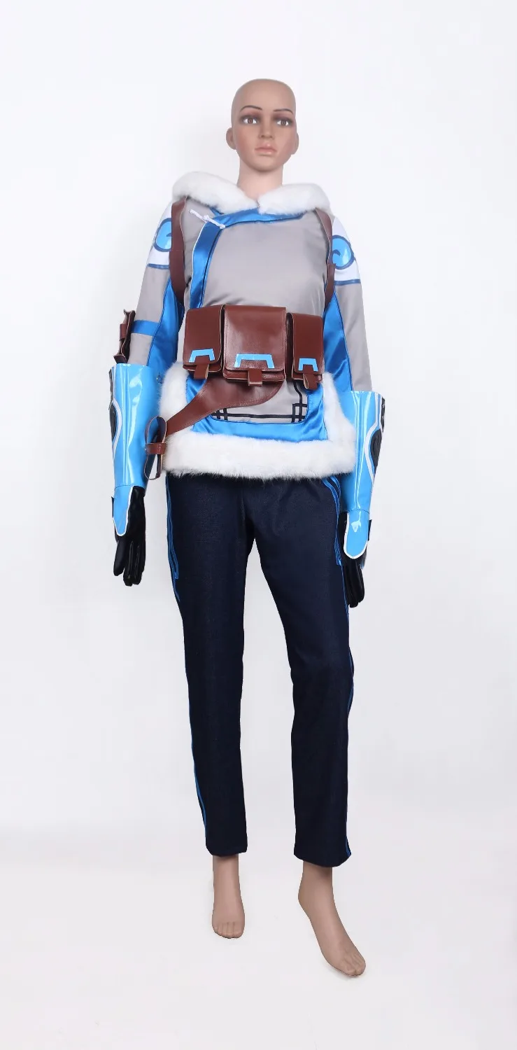 

[STOCK]2018 Hot Game OW NO.76 Soldier Skin Chirugeon Uniform Full Set costume+Shoes Cosplay Costume For Halloween Free Shipping.