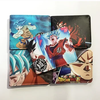 

Anime Dragon Ball Z Wallets Super Sun WuKong Purse PU Leather Money Bags Gift for Men Women Cartoon Comics Dollar Price Wallet