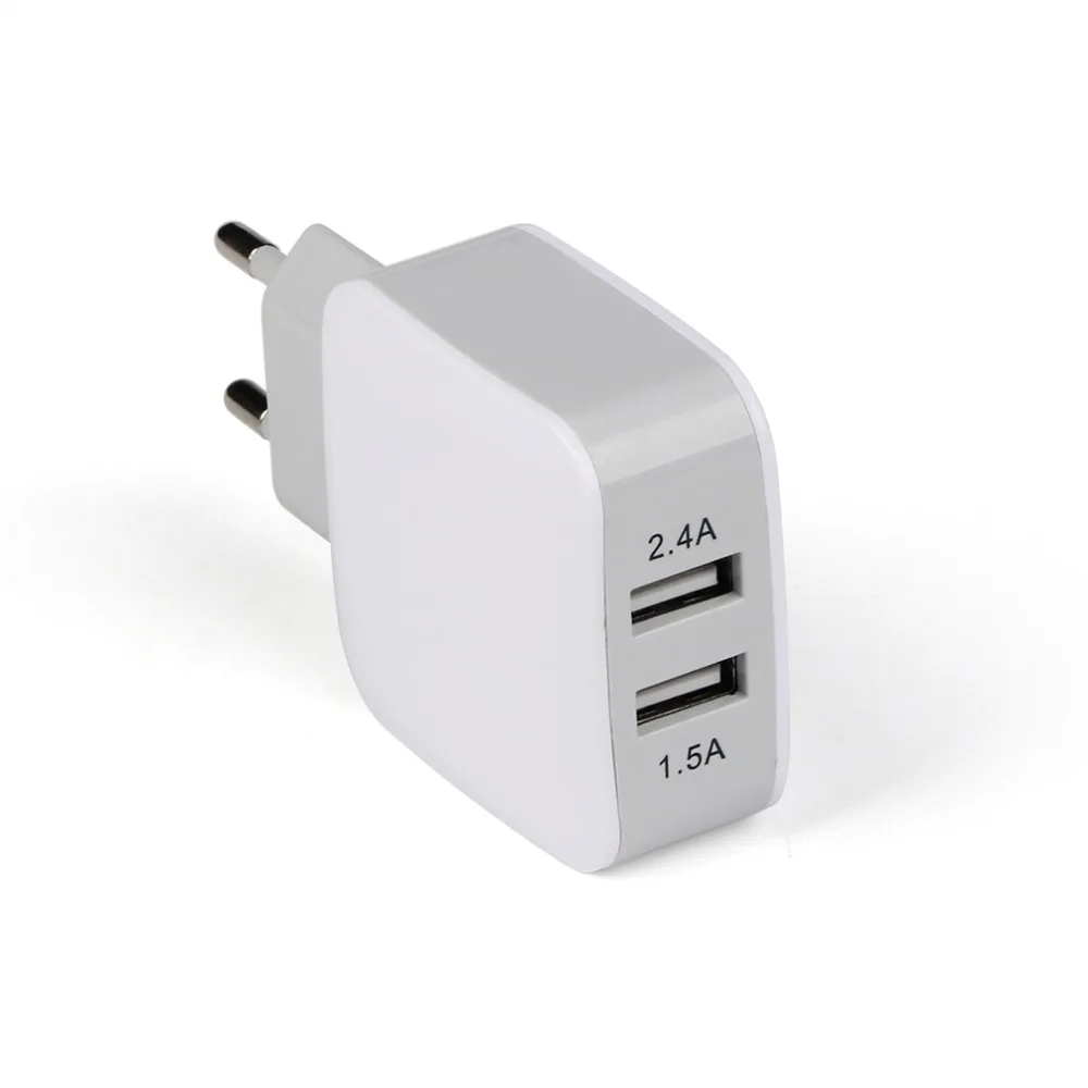 2 порта USB EU вилка зарядное устройство для iPhone 7 8 X Samsung S9 S8 мобильного телефона Huawei