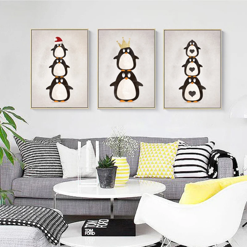 

Cute Animals Bear Canvas Wall Art Prints Wall Canvas Painting, Funny Printable Posters and Prints Kids Wall Pictures Home Decor