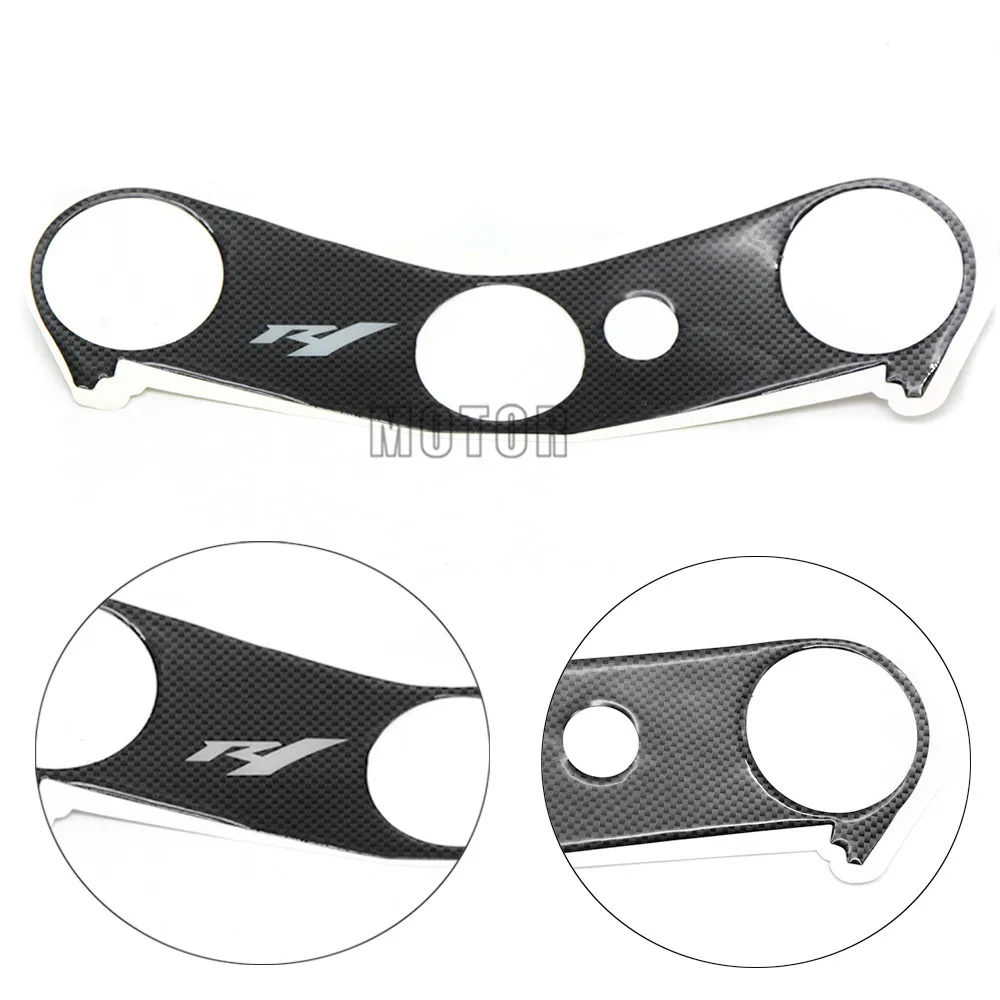 For Yamaha YZF-R1 YZF R1 YZFR1 2002 2003 Motorcycle Oil Tank Protection Plate Fork Badge Steering Bracket Cover Decal Sticker