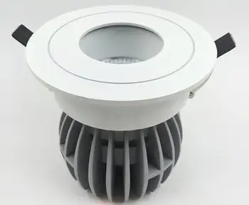 

Free shipping round hole Dimmable 20W cob led spot light for hotel,AC85-265V 2 years warranty