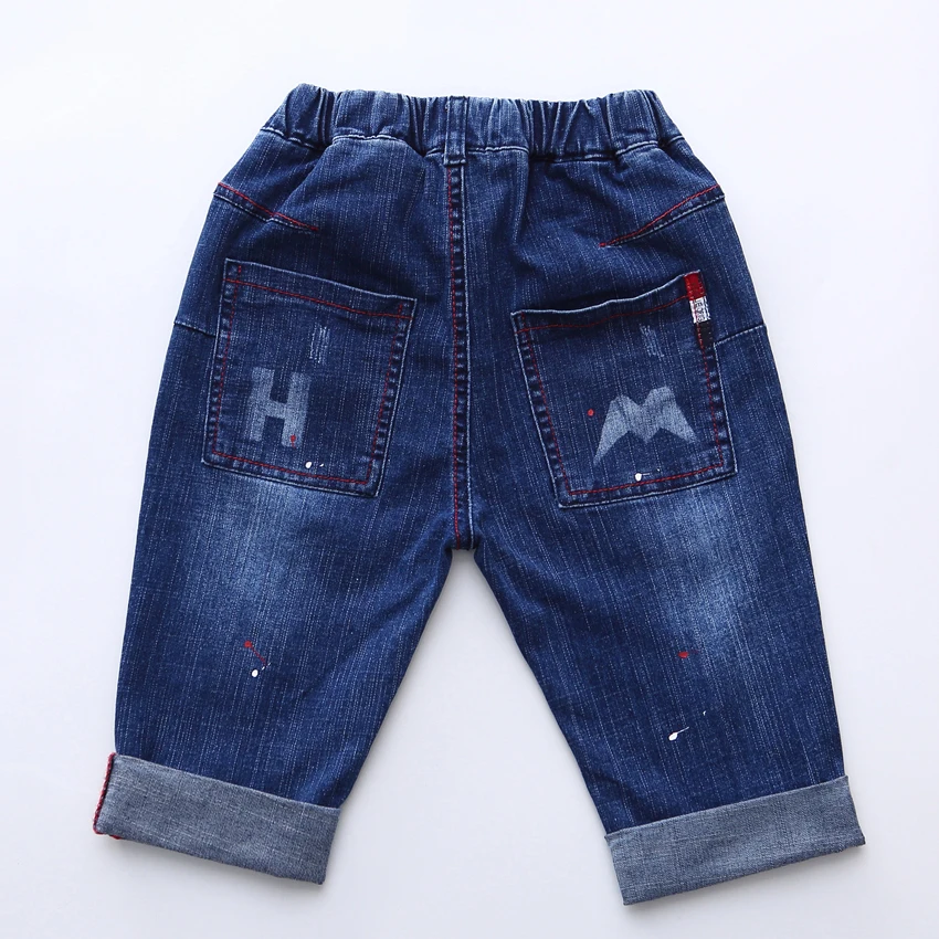 Г. Брендовые летние модные шорты для мальчиков-подростков; джинсовые ...