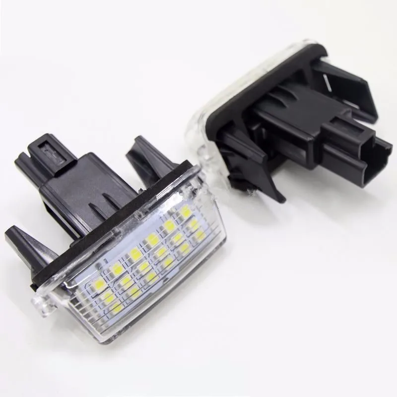 XYIVYG 2Pcs 18 SMD LED License Plate Light For Toyota Yaris 2013 2014 2015in Car Light Assembly