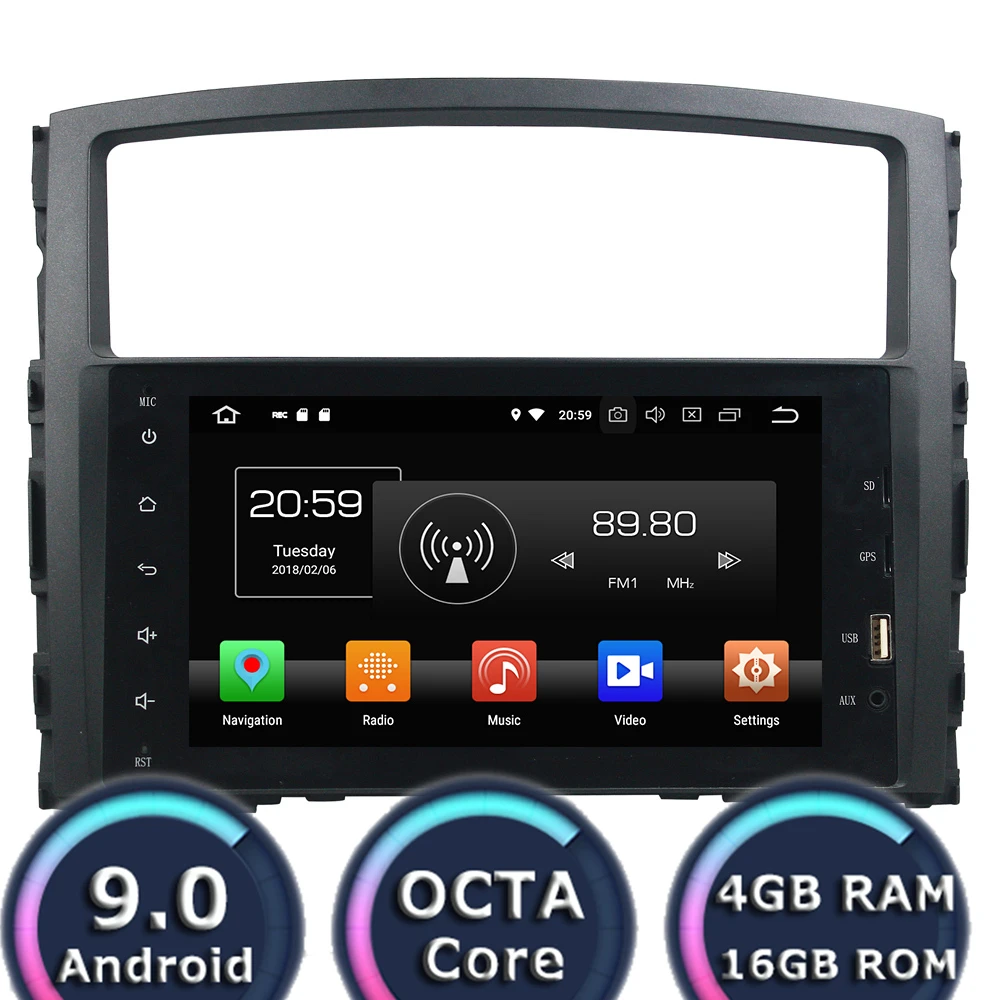 Sale Roadlover Android 9.0 Car PC Magnitol 2 Din Radio For Mitsubishi Pajero 2006 2007 2008 2009 2010 2011 2012 Stereo GPS Navigation 0 Sale Roadlover Android 9.0 Car PC Magnitol 2 Din Radio For Mitsubishi Pajero 2006 2007 2008 2009 2010 2011 2012 Stereo GPS Navigation 0