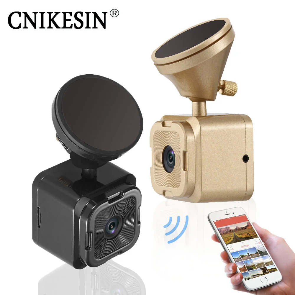 

CNIKESIN C73 Mini DVR Dash Cam 20Days Monitor 1080P FHD Car Camera No Screen Wifi Control Video Recorder Night Vision Registrar