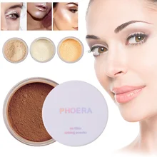 PHOERA Bronzer матовый пудра для лица макияж для жирной кожи консилер, контур пудры база для макияжа, рассыпчатая пудра база косметики TSLM1