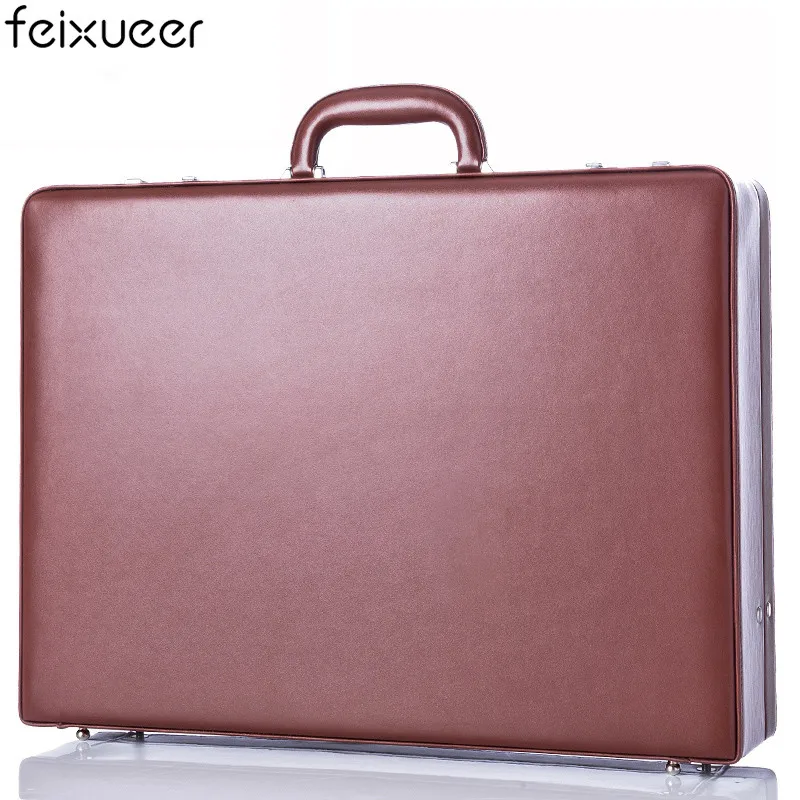Buy feixueer Designer PU Leather Business Briefcase