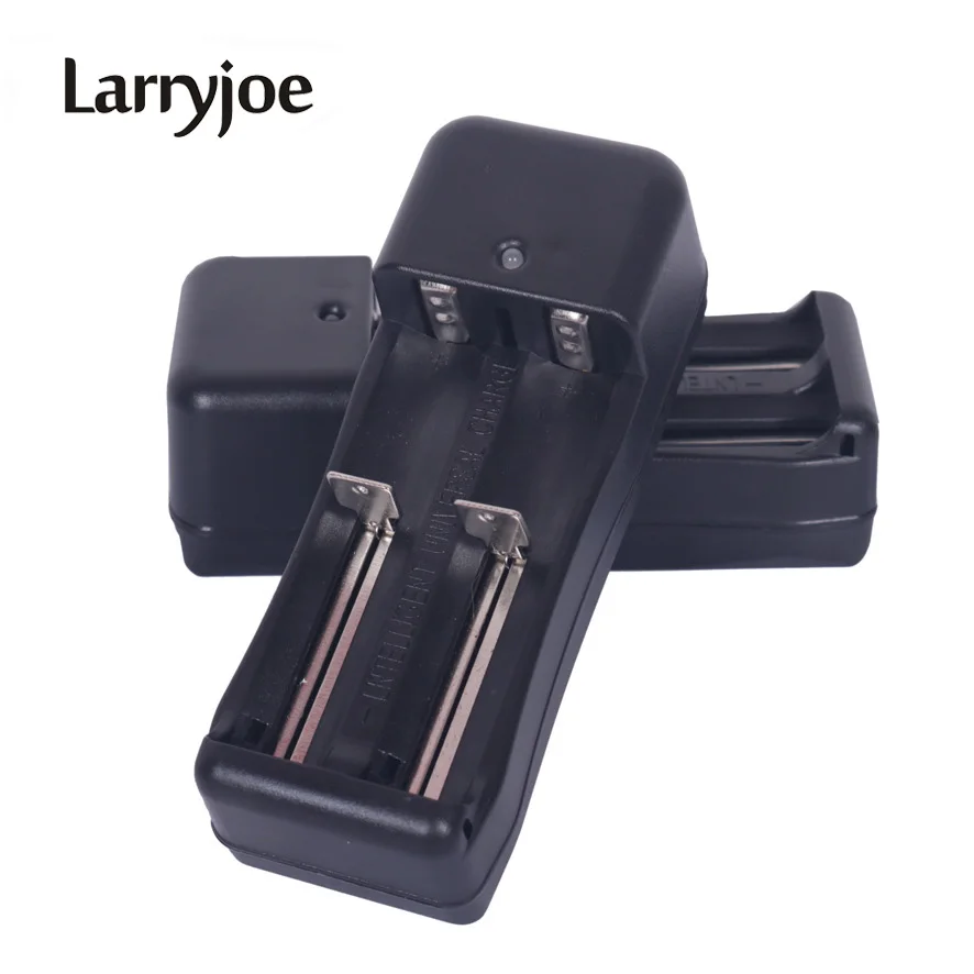 

Larryjoe New Universal Dual Battery Charger For 18650 16340 14450 Rechargeable 3.7V Li-ion