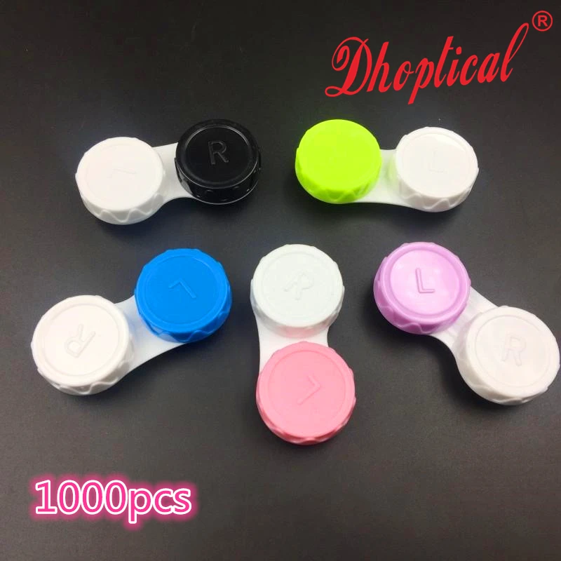 

Free shipping contact lens case,eyewear lens case 1000pcs contact lense case by fedex or ems
