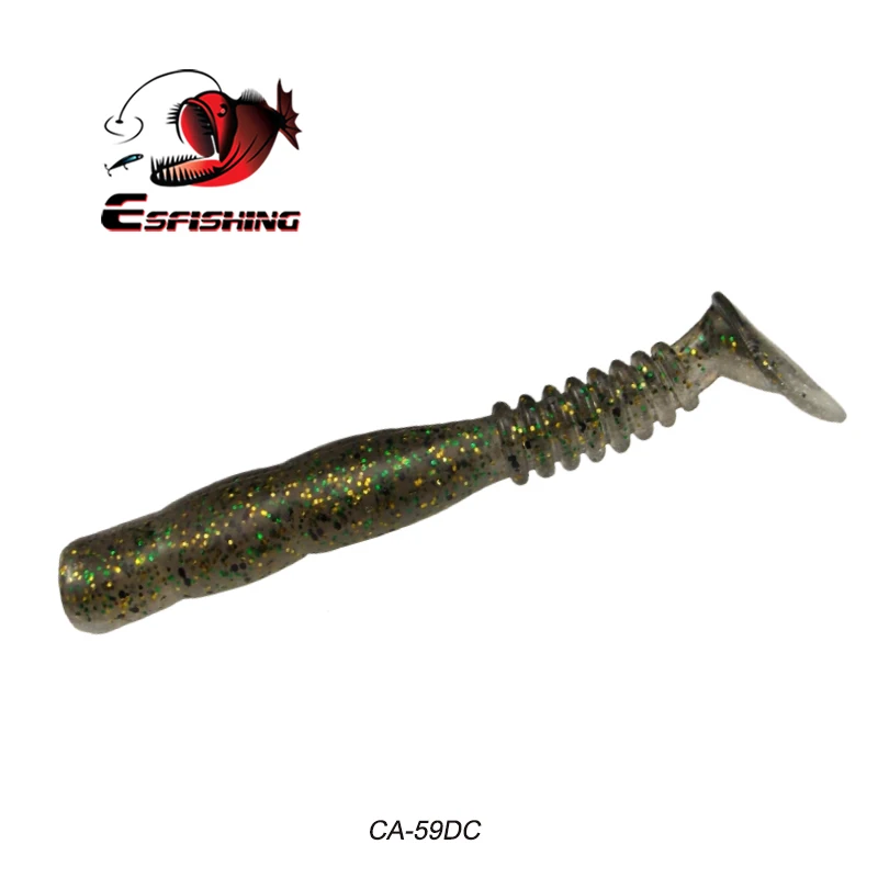 Esfishing приманки новые Rockvibe 50 мм 95 мм Shad Rock Shiner рыболовные приманки мягкие приманки джиггинг приманки наживка воблеры морская рыболовная приманка - Цвет: CA59DC