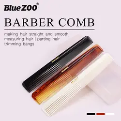 Синий ZOO волос ручной текстурированный гребень Винтаж масло расчески инструмент для укладки волос парикмахерские инструменты для укладки