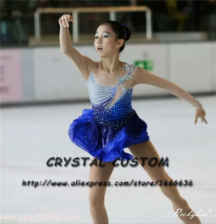 

Custom Girls Figure Skating Dresses Graceful New Brand Ice Skating Dresses For Competition DR4371