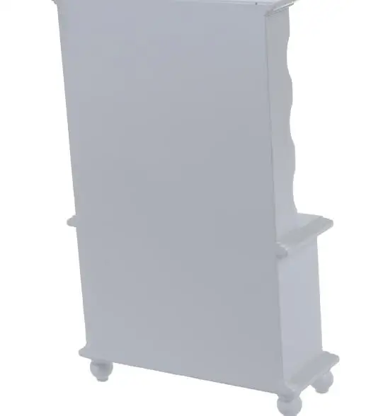 Wxftdmuliufeng 1/12 دمية مصغرة أثاث multilfunction الخشب خزانة خزانة الأبيض Wxftdmuliufeng 1/12 دمية مصغرة أثاث multilfunction الخشب خزانة خزانة الأبيض