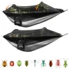 Hitorhike 1-2 Person Outdoor Mosquito Net Parachute Hammock Camping Hanging Sleeping Bed Swing Portable Double Chair Hammock ► Photo 3/6