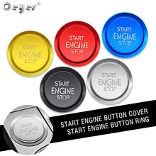 Ceyes аксессуары для салона автомобиля Стайлинг двигателя Start Stop Ring стикер чехол для Volkswagen CC для VW Passat B8 B6 B5 Golf 7 крышка
