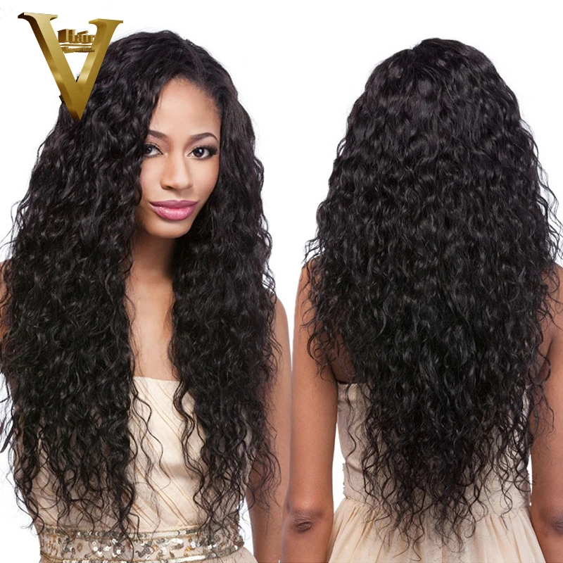 250 Density Water Wave 360 Lace Frontal Wigs Long Front Human Lace Front Human Hair Wigs Water Wave For Black Women With Baby Pre Plucked Unprocessed