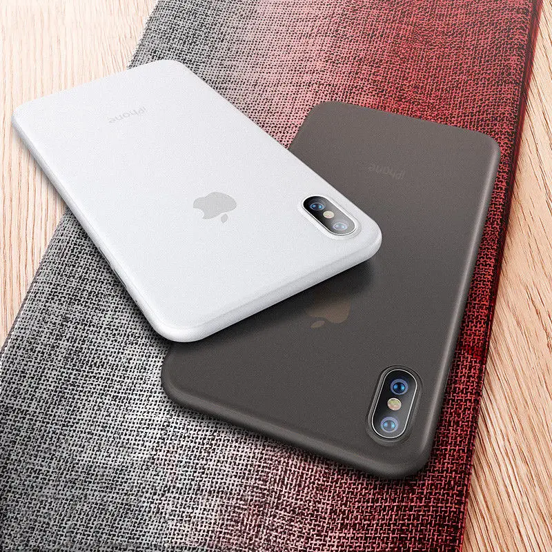 

Ultra Thin Shockproof Phone Case For iPhone XS Max XR Transparent Hard PC Plastic Back Cover For iPhone X XS 6 6S 7 8 Plus Coque