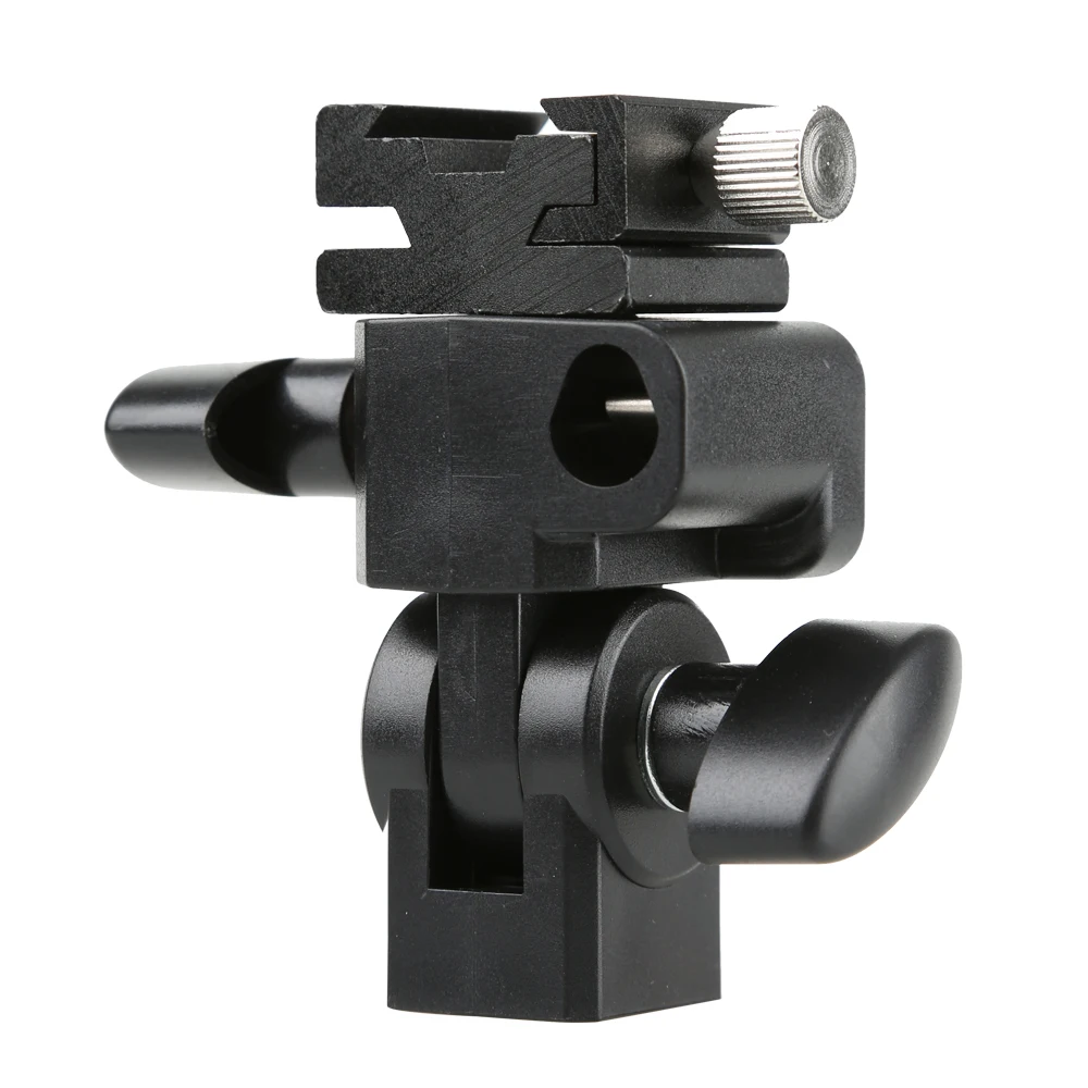

Godox E Type Flash Hot Shoe Umbrella Holder Swivel Bracket Mount Light Stand For DSLR