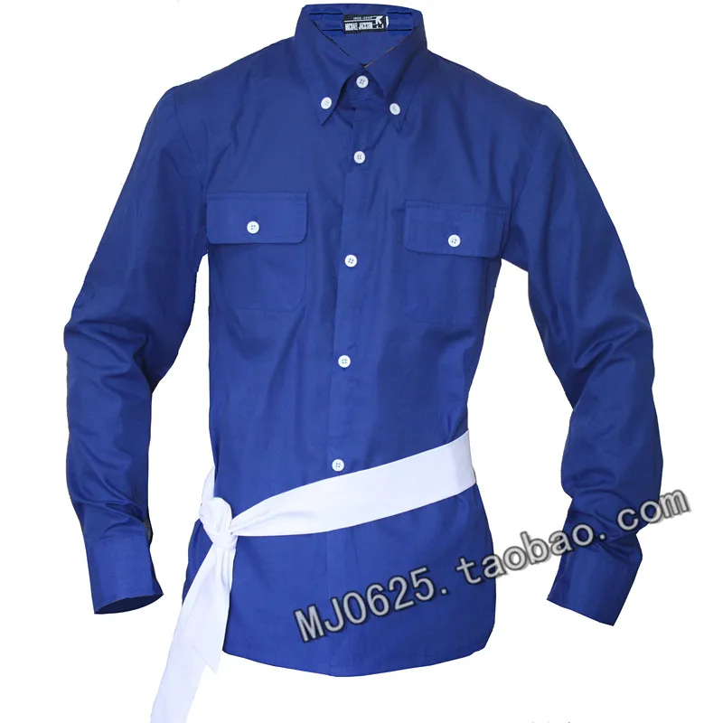 Mj Michael Jackson The Way You Make Me Feel Blue Shirt Proformance And Collection Shirt Pearl Shirt Blousesshirt Cowboy Aliexpress