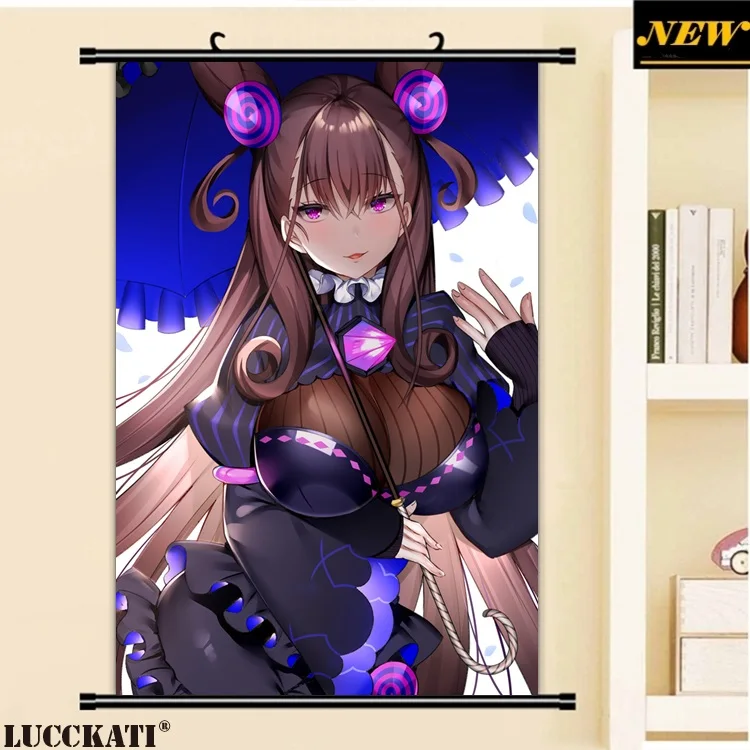 40X60 см Fate grand order Fate/go Fgo Сексуальная лоли каплей мультфильм аниме Настенная картина плакат прокрутки ткань холст живопись 1 - Цвет: N