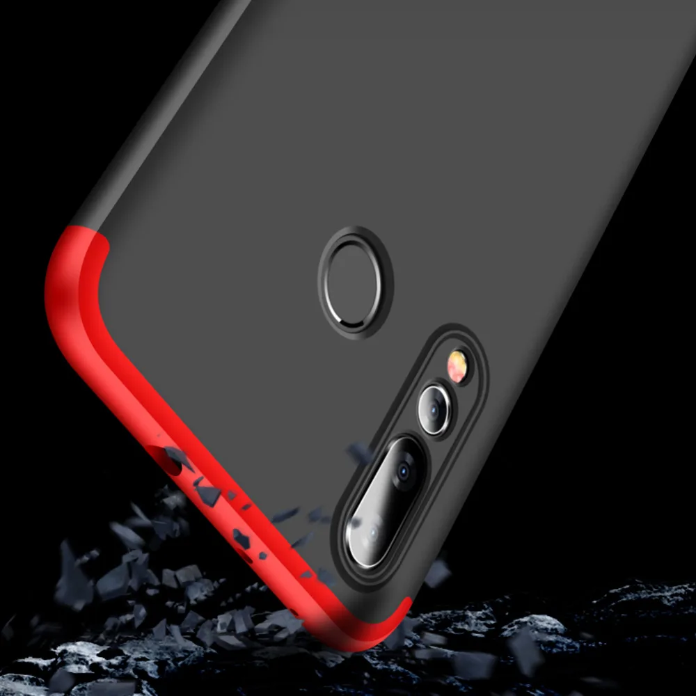360 Degree Full Cover Case For Huawei Nova 4 Case With Tempered Glass Luxury Plastic Case For Huawei Nova 4 Nova4 Phone Bag 