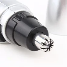 Ушной триммер для бровей и носа триммер для удаления волос персональный Электрический встроенный светодиодный свет уход за лицом тример для волос NAN-01