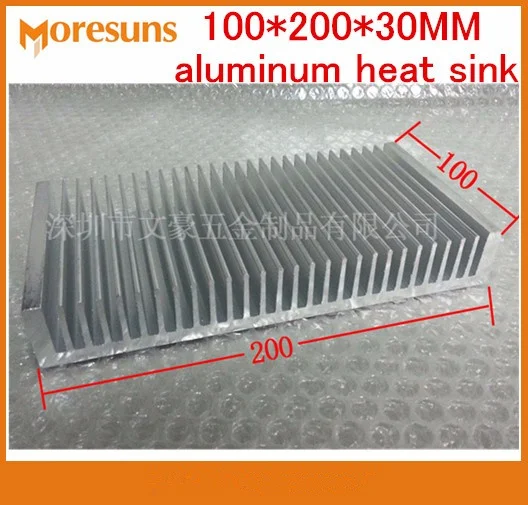 2pcs-super-cooling-radiator-100-200-30mm-aluminum-heat-sink