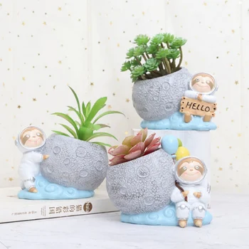 

Cute Sloth Succulent Planter Pot Flower Container Desktop Bonsai Holder For Indoor Home Decor