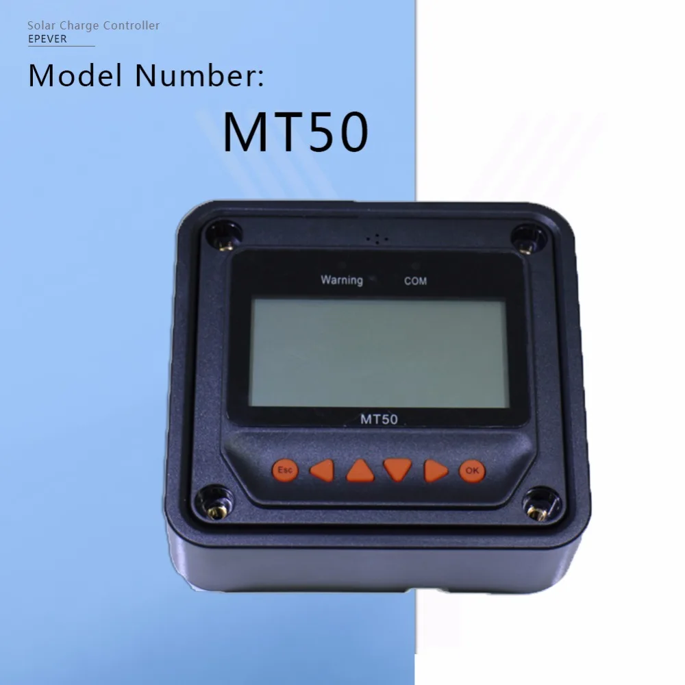 Контроллер солнечной батареи EPever MT50 MPPT измеритель заряда PWM регулятор в реальном