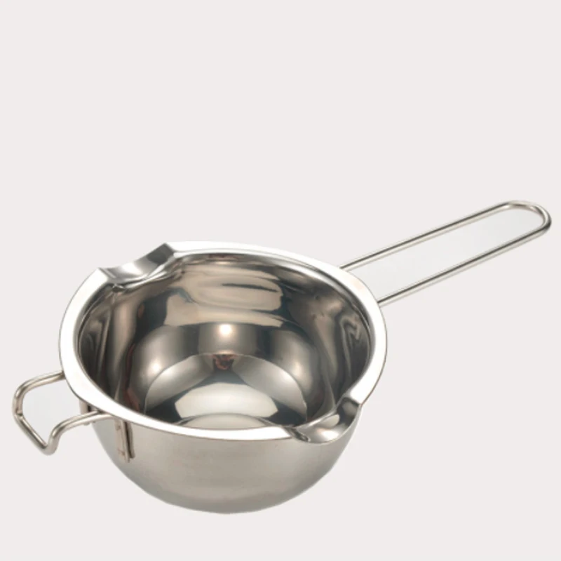 

304#Stainless Steel Double Boiler Chocolate Butter Universal Melting Pot Fondant Caramel Melt Bow Cheese Pan Heating Baking Tool