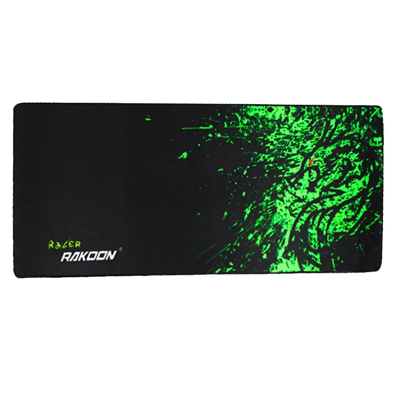 

Large Gaming Mouse Pad Locking Edge Mouse Mat Version For CS go World Of Tanks Starcraft Mousepad green(Speed 800*300*2MM)