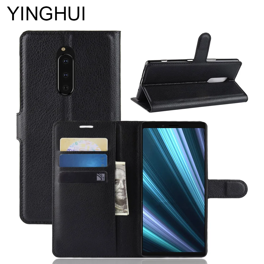 

YINGHUI Cell Phone Case For Sony Xperia XZ4 Luxury Wallet PU Leather Case For Sony Xperia XZ4 Stand Cover Filp Cases Fundas