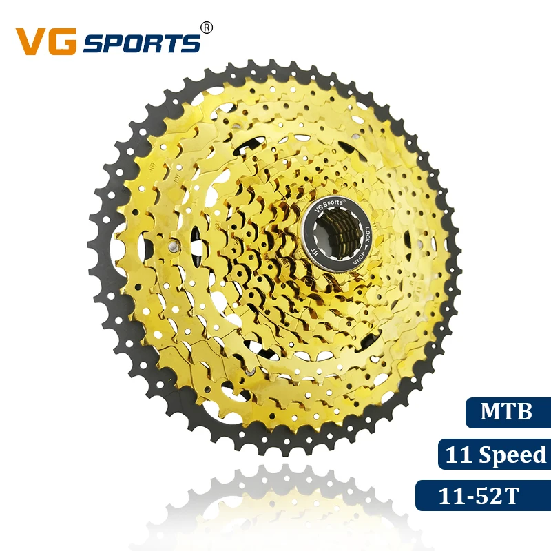 VG الرياضة دراجة هوائية جبلية MTB 11 سرعة كاسيت 11 Velocidade 11 S 52 T دراجة أجزاء كاسيت Freewheel ضرس الترس خفيفة 698g VG الرياضة دراجة هوائية جبلية MTB 11 سرعة كاسيت 11 Velocidade 11 S 52 T دراجة أجزاء كاسيت Freewheel ضرس الترس خفيفة 698g
