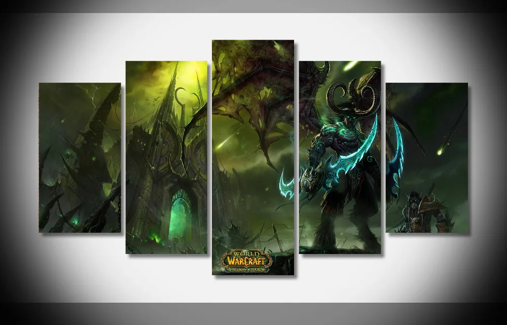 

7127 19983 world of warcraft poster Framed Gallery wrap art print home wall decor wall picture Gift Already to hang digital