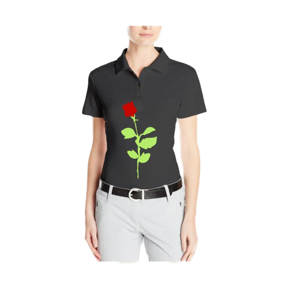 Индивидуальная футболка-поло для женщин с принтом логотипа собственного дизайна/текста/фото/имени/рекламы