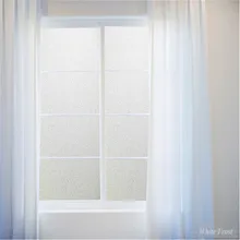 Матовая пленка для стекол декоративная наклейка на окна статичный клеящийся для личного пространства домашний декор для Спальня Ванная комната офис бампер ST002