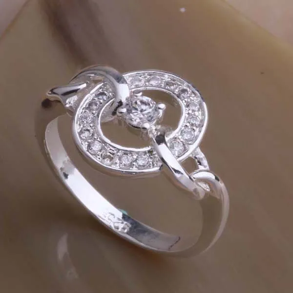 

wholesale High quality silver Fashion jewelry rings WR-043