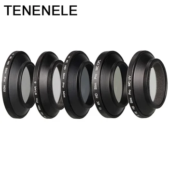 

TENENELE Sport Camera Filter ND 2 4 /UV Filters For Xiaomi Yi 4K Plus/Yi Lite Polarizing/Star 6 Camera Glass Filter Accessories