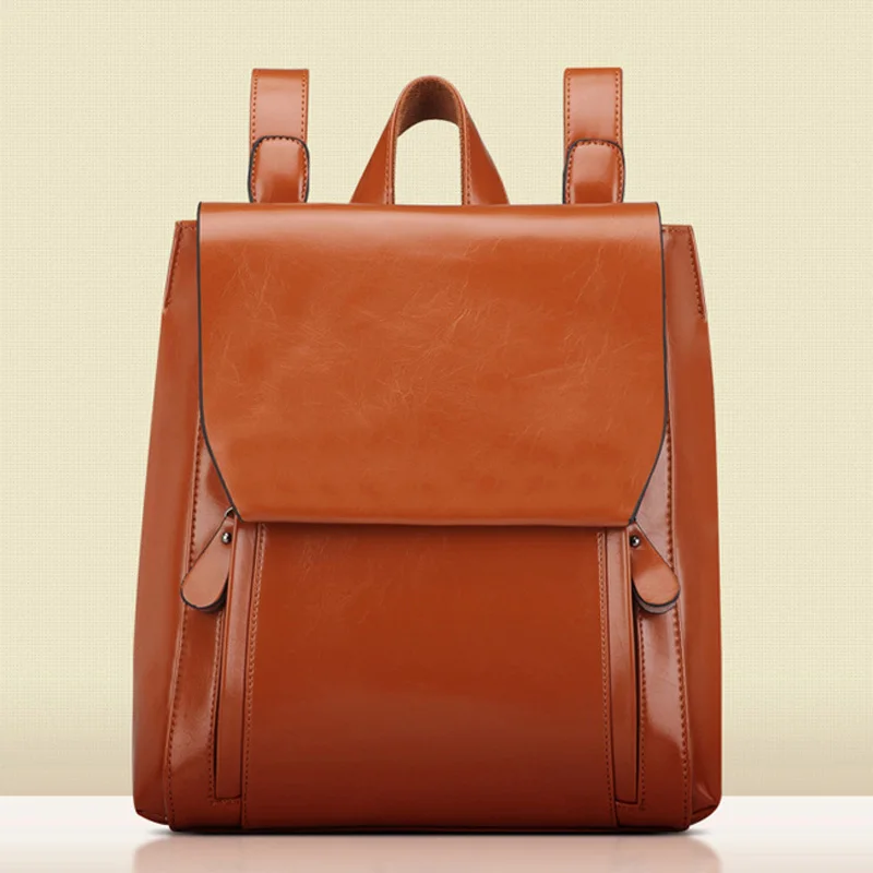 font b Backpack b font Mochila Lemochic font b Backpack b font Vintage PU Oil