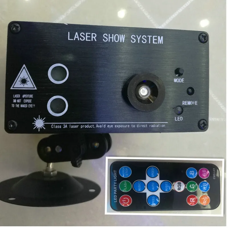 Red Green Laser Lumiere LEDs Light and Music Equipment Blue LED Stage