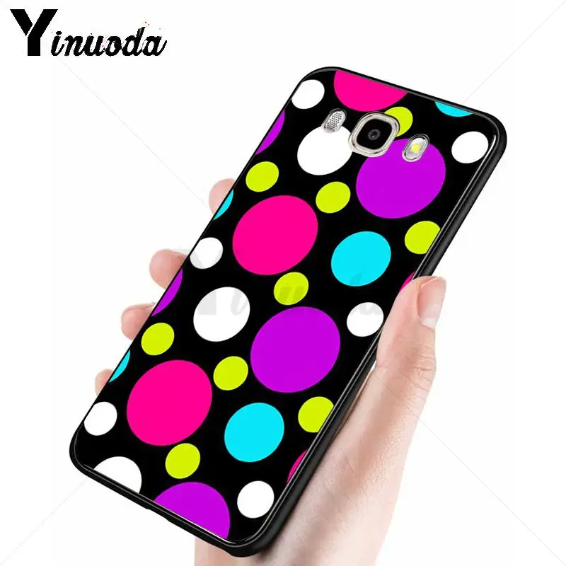 Red Black Gold Polka dots Dot