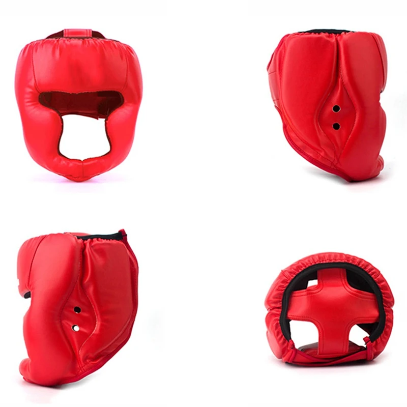 Профессиональный Боксерский Тренировочный шлем Sanda защитный шлем закрытый шлем Muay Thai защита от боевых действий