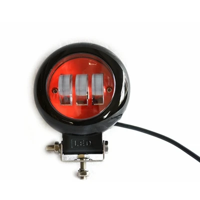 6 шт. мини 4,5 дюймов 30 Вт 10X3 Вт Автомобильный светодиодный рабочий светильник бар как рабочий светильник/прожектор светильник/Точечный светильник внедорожный для автомобиля внедорожник ATV - Цвет: Красный