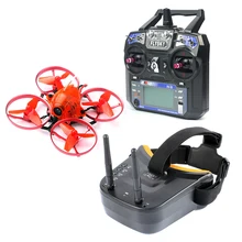 Brushless Micro 75 Snapper7 mm 5.8g FPV Zangão 2.4g 6CH Racer RC Quadcopter RTF Câmera 700TVL VTX & dupla Antena Mini Óculos