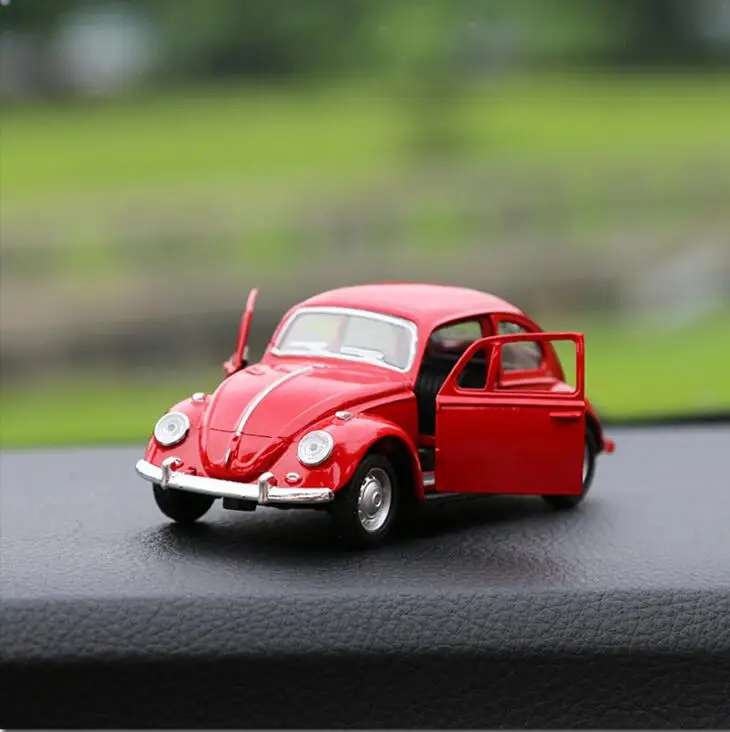 Сплав Ретро Винтаж старинный автомобиль Wecker VW автомобиля Volkswagen Beetle Свет Звук