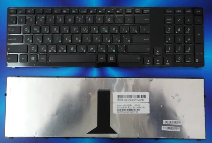 100% абсолютно новая Оригинальная Русская клавиатура для ASUS K93SV K93 K93SM K95VB K95VJ K95VM X93SM