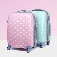 KAWEIDA 16 ''18'' 20 ''22'' 24 ''26'' ABS горошек увеличитель вращающийся багажник Malas чемодан maleta тележка valise koffer